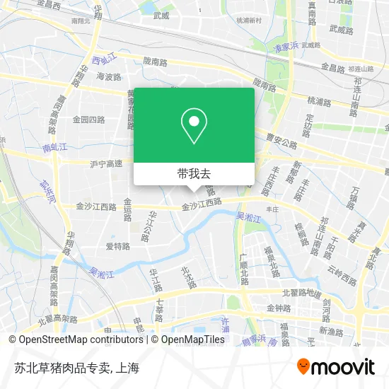 苏北草猪肉品专卖地图