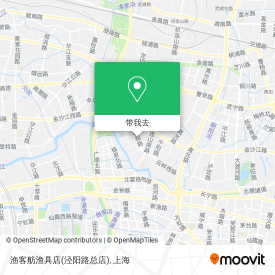 渔客舫渔具店(泾阳路总店)地图