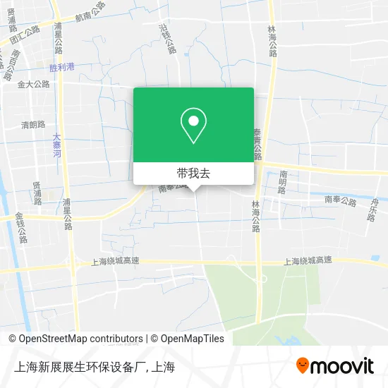 上海新展展生环保设备厂地图
