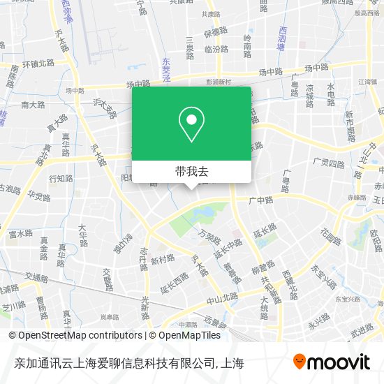亲加通讯云上海爱聊信息科技有限公司地图