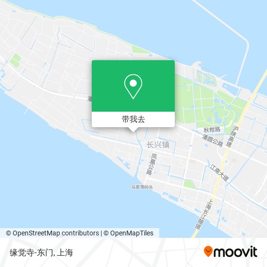 缘觉寺-东门地图