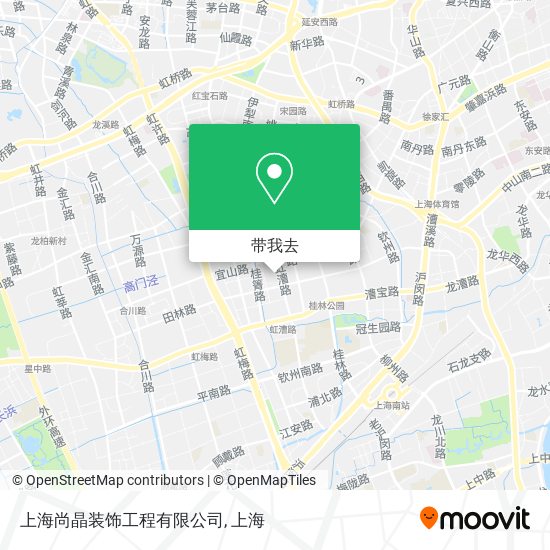 上海尚晶装饰工程有限公司地图