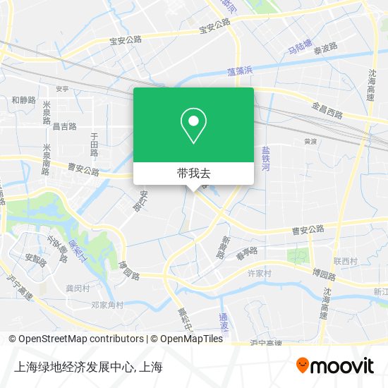 上海绿地经济发展中心地图