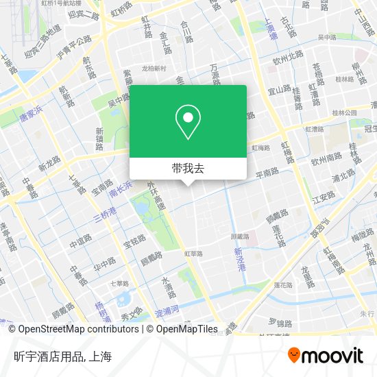 昕宇酒店用品地图