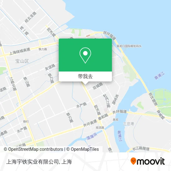上海宇铁实业有限公司地图