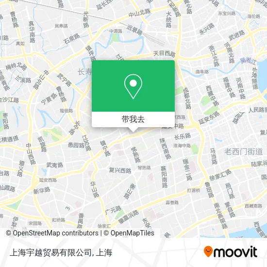 上海宇越贸易有限公司地图