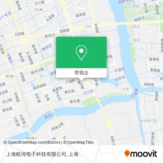 上海航传电子科技有限公司地图
