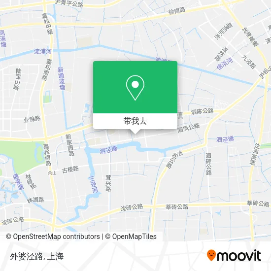 外婆泾路地图