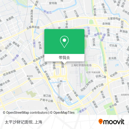 太平沙财记面馆地图