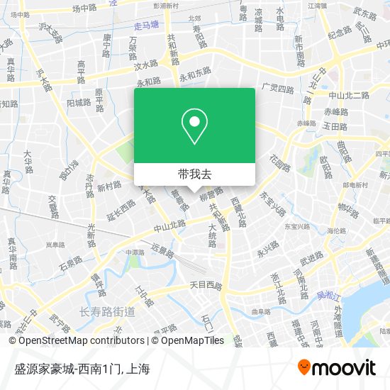 盛源家豪城-西南1门地图