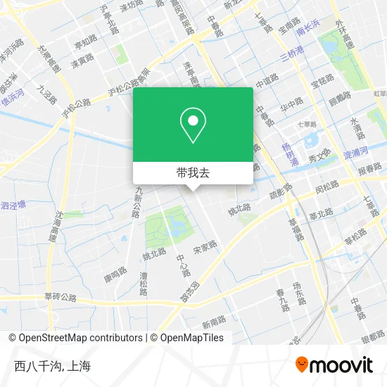 西八千沟地图