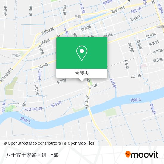 八千客土家酱香饼地图