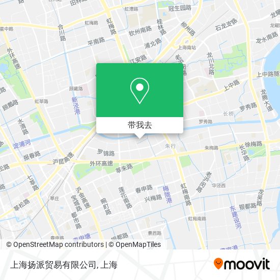 上海扬派贸易有限公司地图