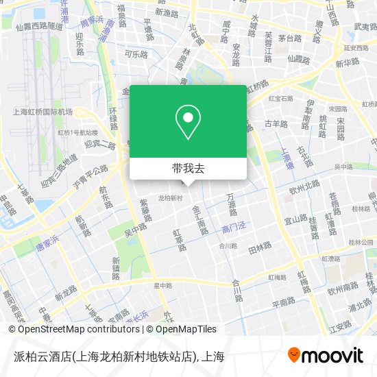 派柏云酒店(上海龙柏新村地铁站店)地图