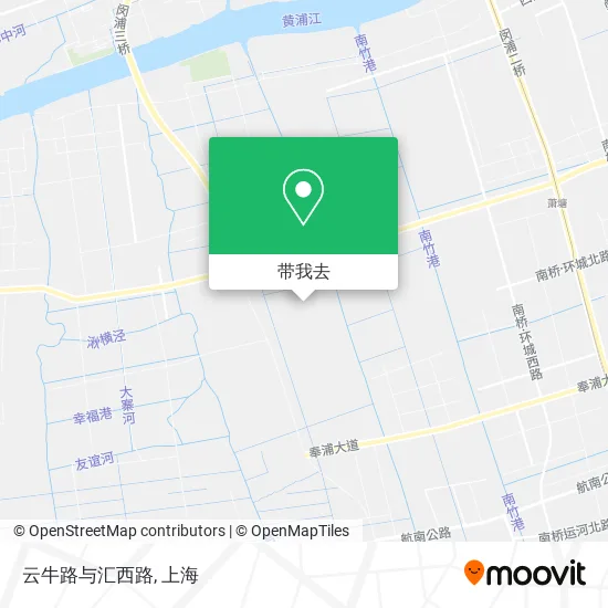 云牛路与汇西路地图