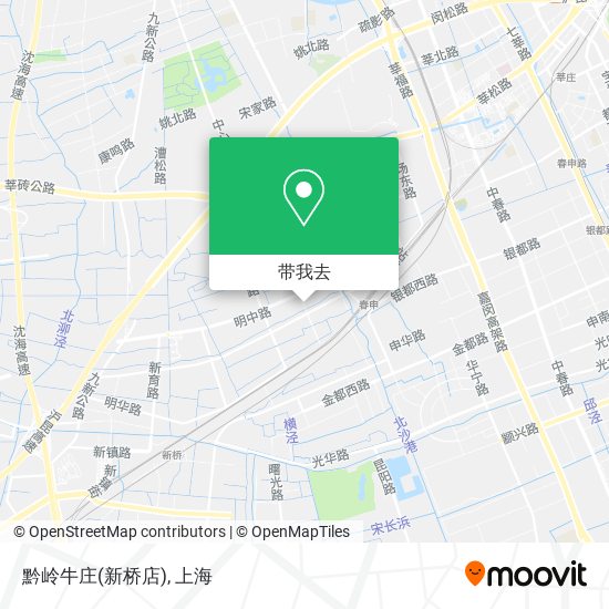 黔岭牛庄(新桥店)地图