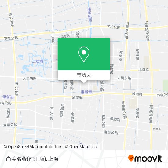 尚美名妆(南汇店)地图