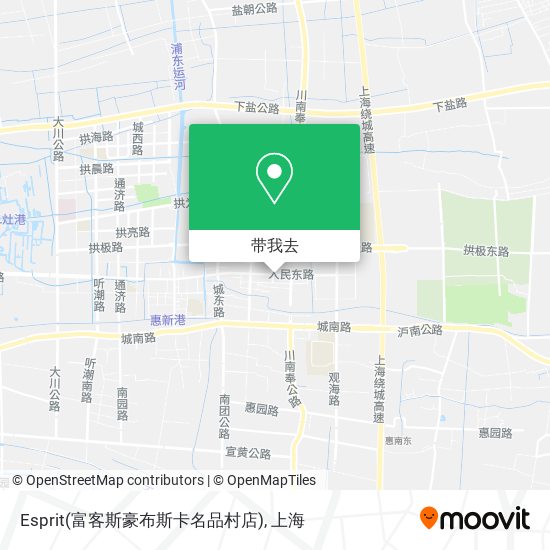 Esprit(富客斯豪布斯卡名品村店)地图