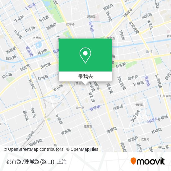 都市路/珠城路(路口)地图