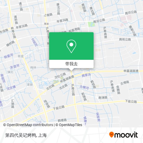 第四代吴记烤鸭地图