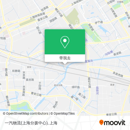 一汽物流(上海分拨中心)地图