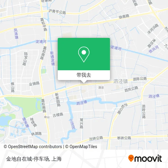 金地自在城-停车场地图