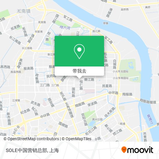 SOLE中国营销总部地图