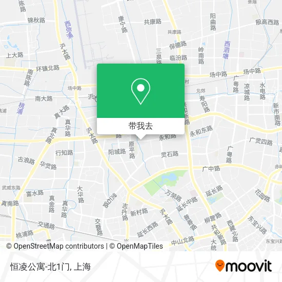 恒凌公寓-北1门地图