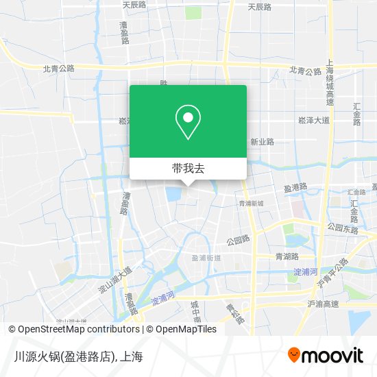 川源火锅(盈港路店)地图