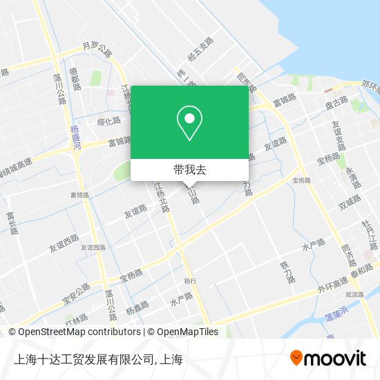 上海十达工贸发展有限公司地图