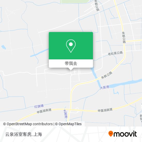 云泉浴室客房地图