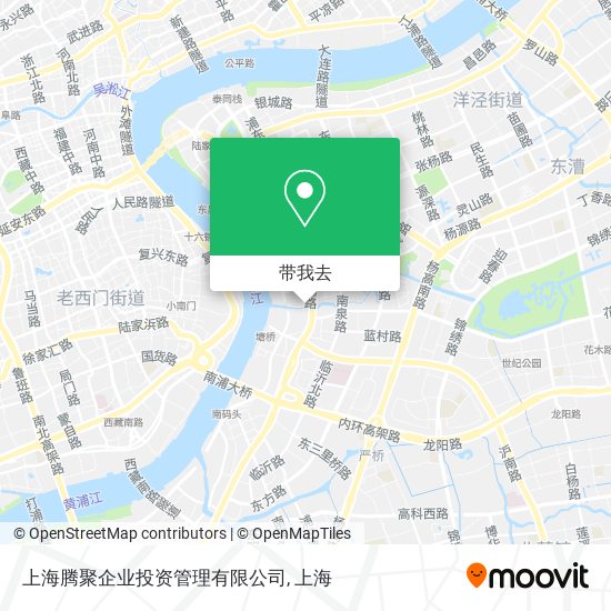 上海腾聚企业投资管理有限公司地图
