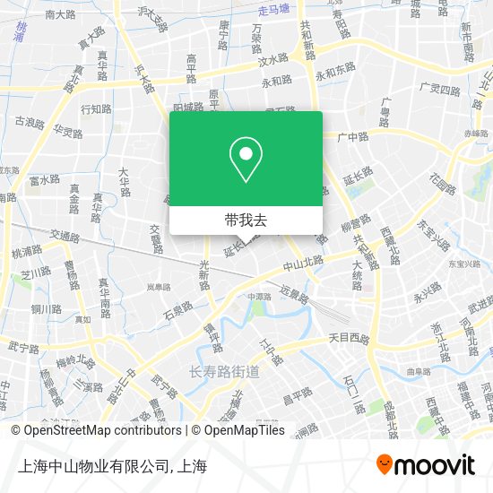 上海中山物业有限公司地图