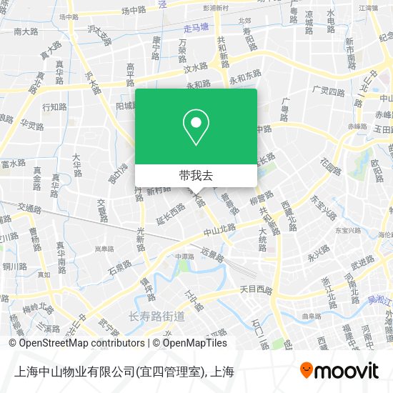 上海中山物业有限公司(宜四管理室)地图