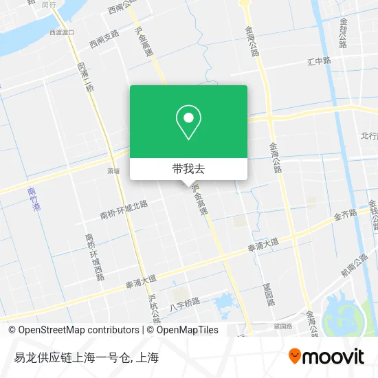 易龙供应链上海一号仓地图