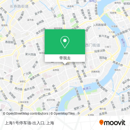 上海1号停车场-出入口地图