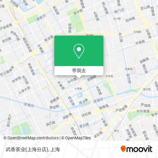 武香茶业(上海分店)地图