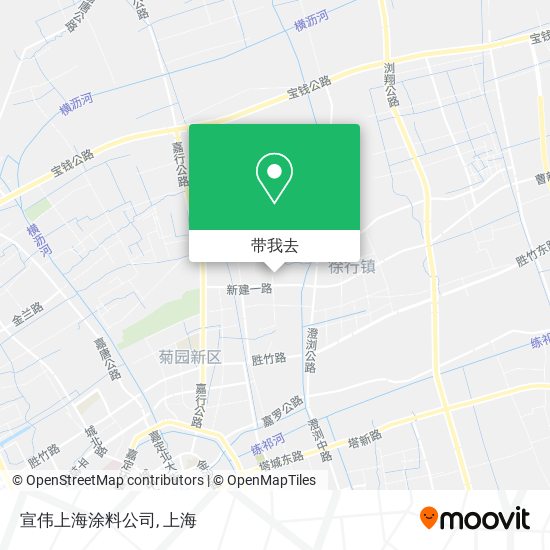 宣伟上海涂料公司地图