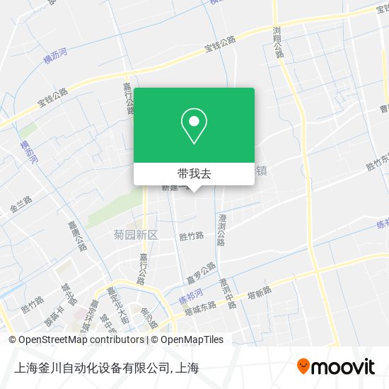 上海釜川自动化设备有限公司地图