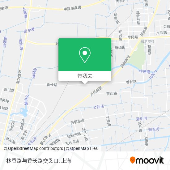 林香路与香长路交叉口地图