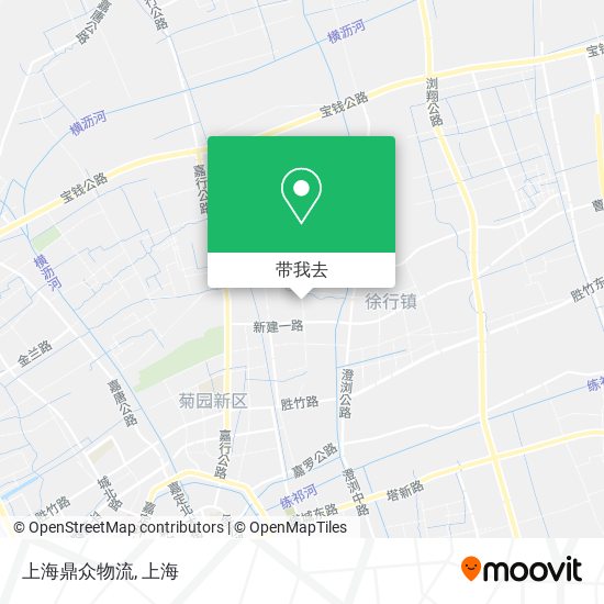 上海鼎众物流地图