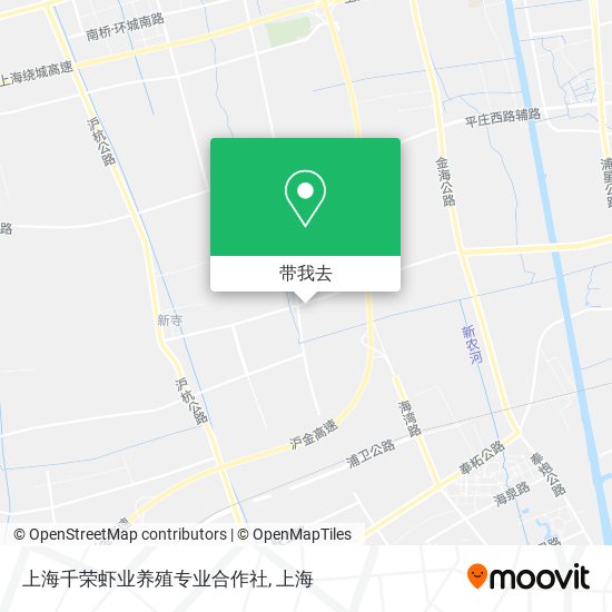上海千荣虾业养殖专业合作社地图