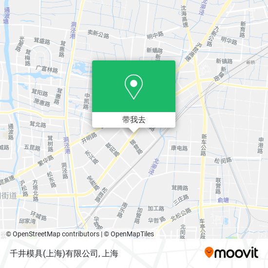 千井模具(上海)有限公司地图
