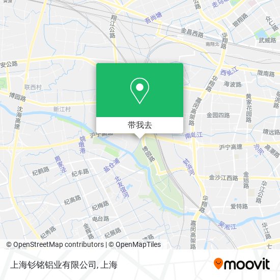 上海钐铭铝业有限公司地图