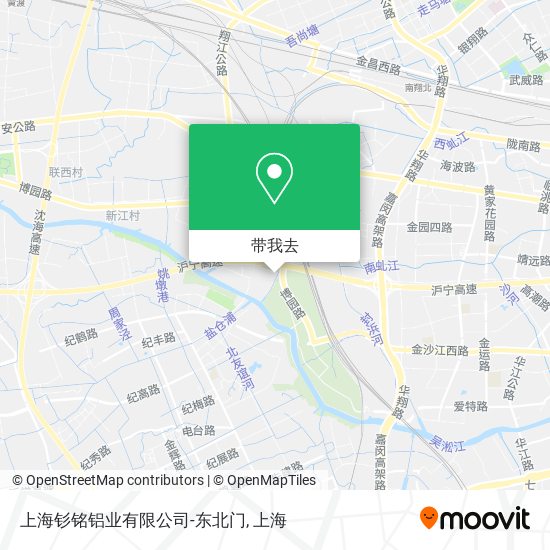 上海钐铭铝业有限公司-东北门地图