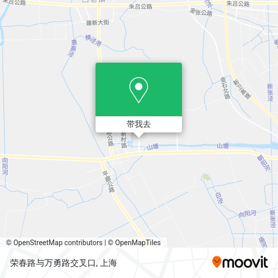 荣春路与万勇路交叉口地图