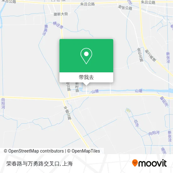 荣春路与万勇路交叉口地图