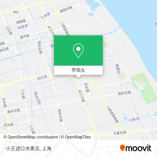 小王进口水果店地图