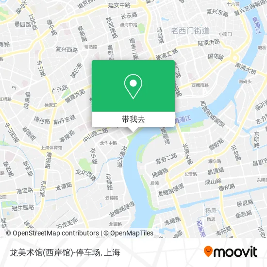 龙美术馆(西岸馆)-停车场地图