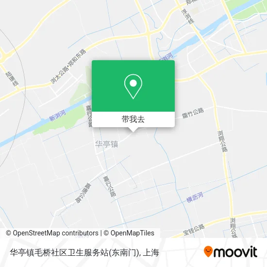 华亭镇毛桥社区卫生服务站(东南门)地图
